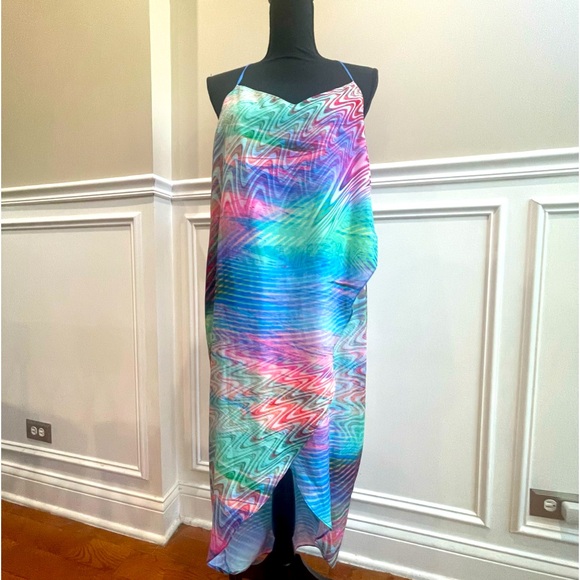 AKIRA Dresses & Skirts - AKIRA MULTICOLOR ASSYMETRICAL DRESS